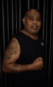 Bold Maori armband tattoo in blackwork style⁠